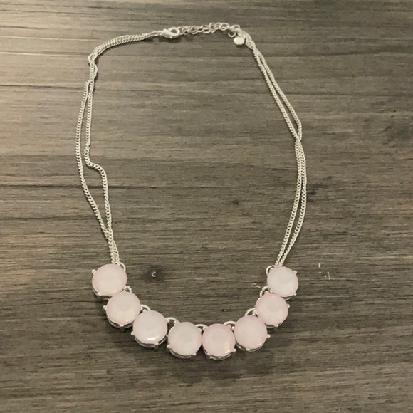 LC Lauren Conrad Pink/Silver Necklace